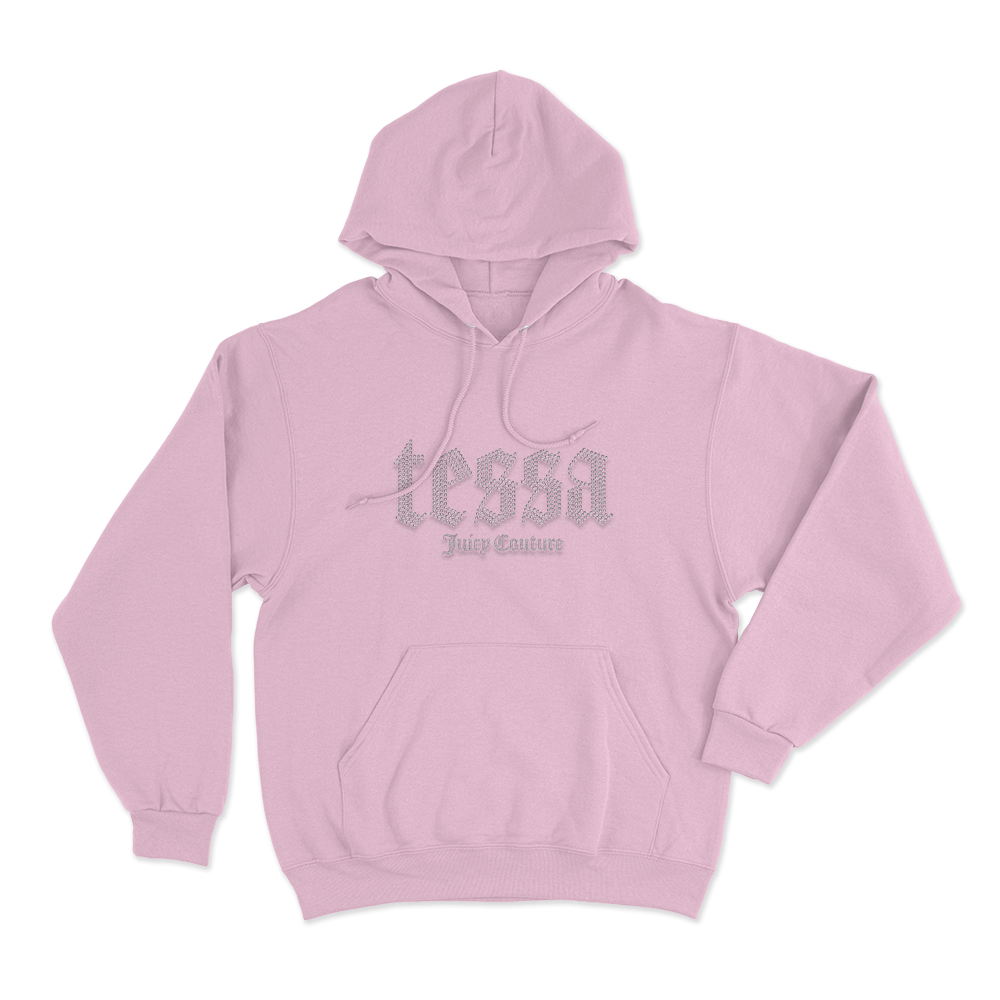 essa Juicy Couture Unisex Hoodie Pink essa Juicy Couture Unisex Hoodie Pink