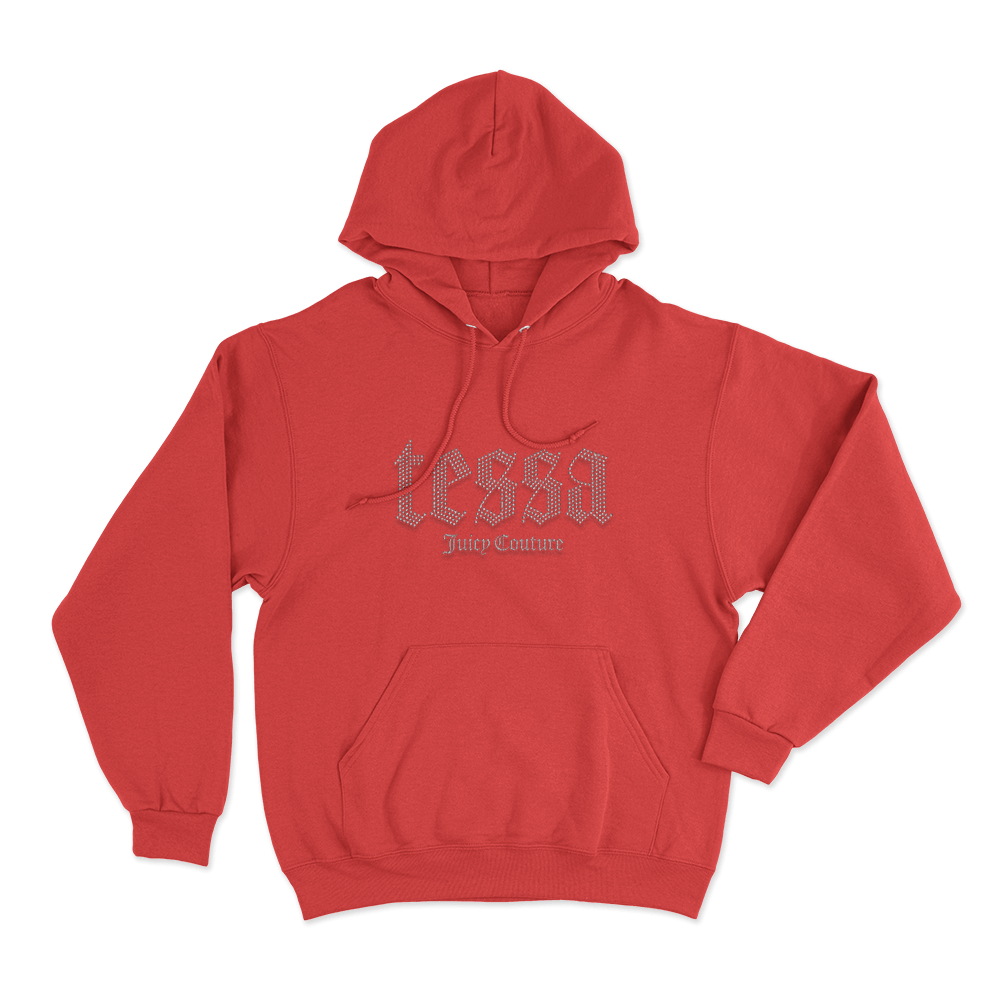 essa Juicy Couture Unisex Hoodie Red essa Juicy Couture Unisex Hoodie Red